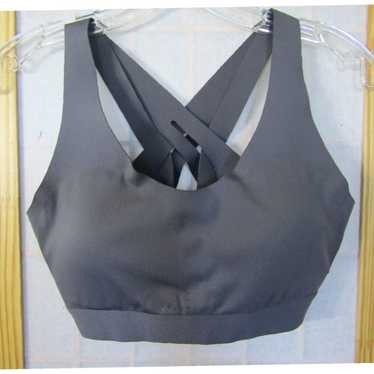 Vintage Dark Gray Strappy Sport Bra for Women in … - image 1