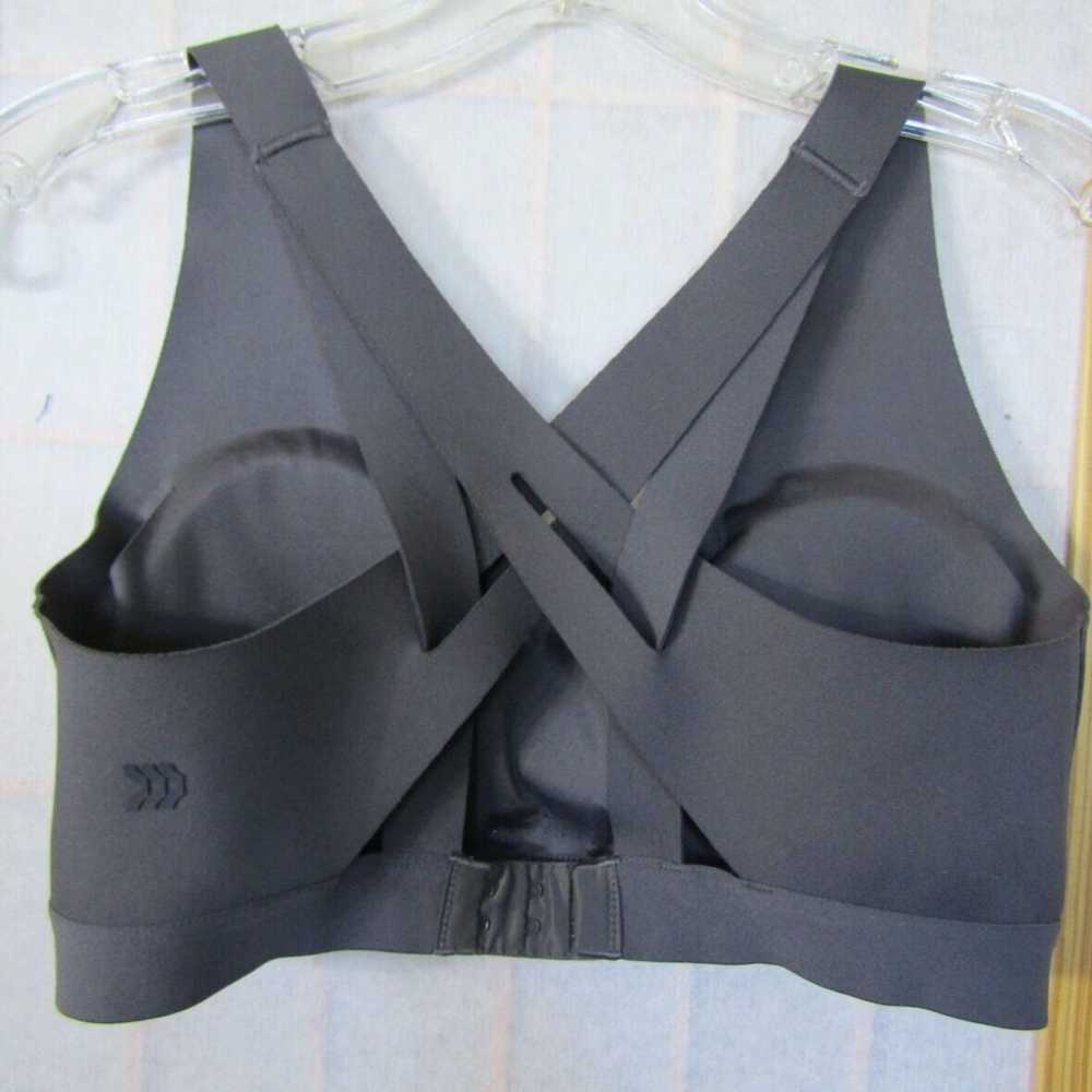 Vintage Dark Gray Strappy Sport Bra for Women in … - image 3