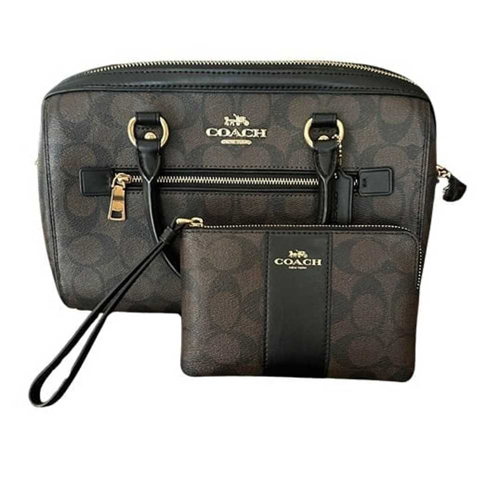 Coach Handbag and Wristlet - image 2