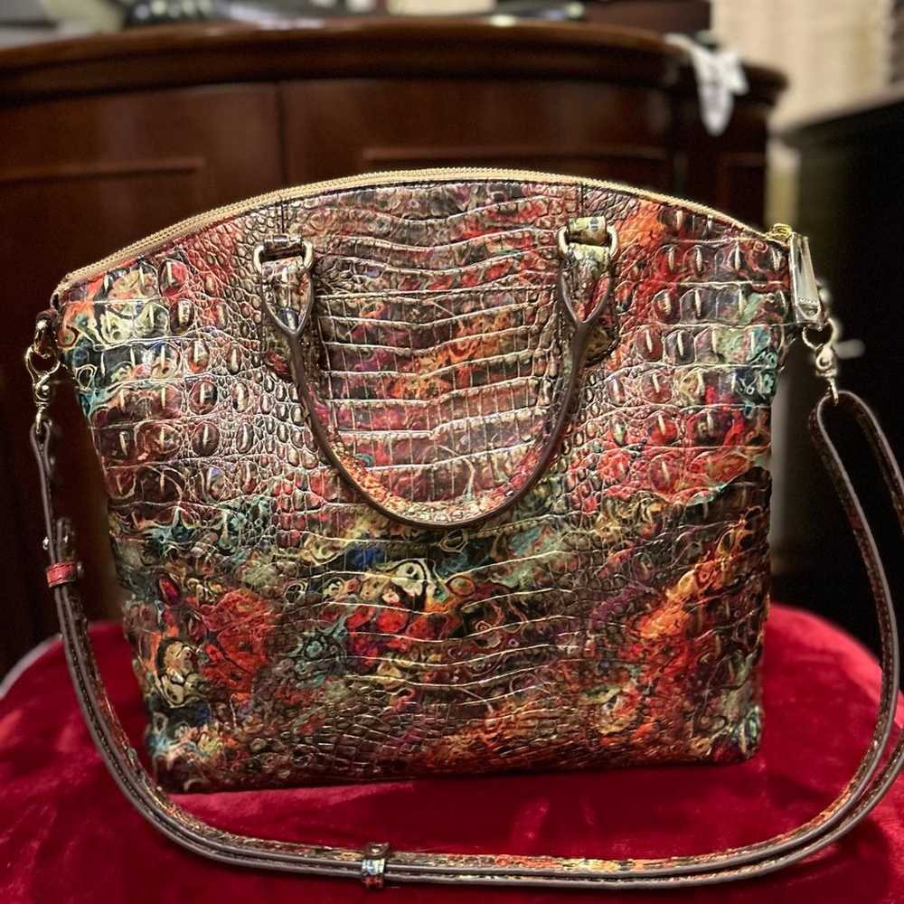 BRAHMIN Large Duxbury Satchel Ammolite Melbourne - image 3