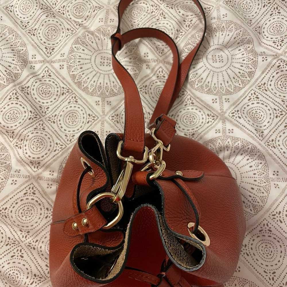 Valentino Leather Bucket Bag - image 5