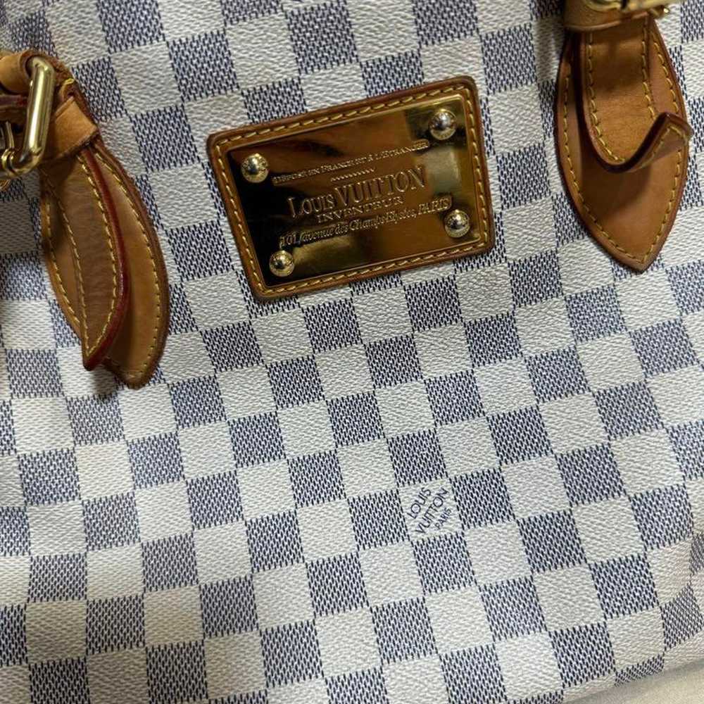 LOUIS VUITTON Handbag Damier Azur Hampstead MM - image 2