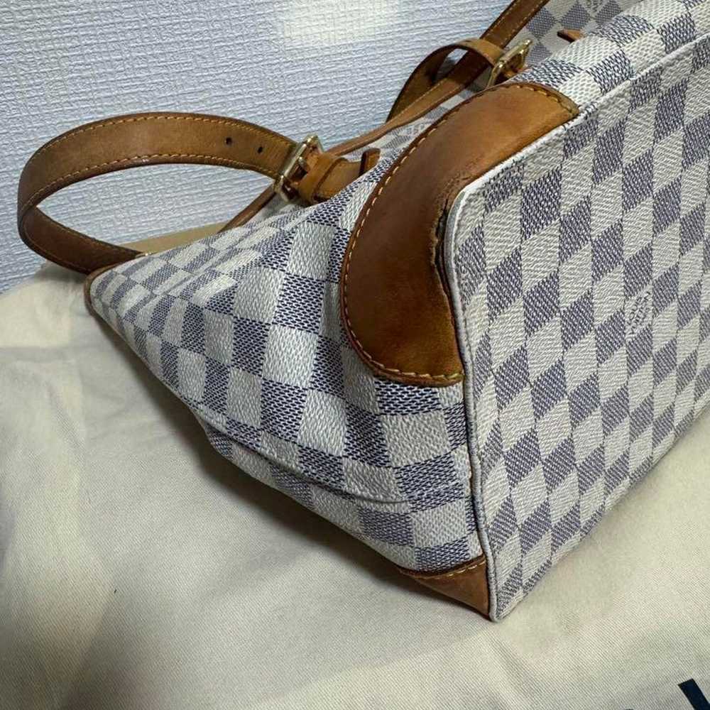 LOUIS VUITTON Handbag Damier Azur Hampstead MM - image 5