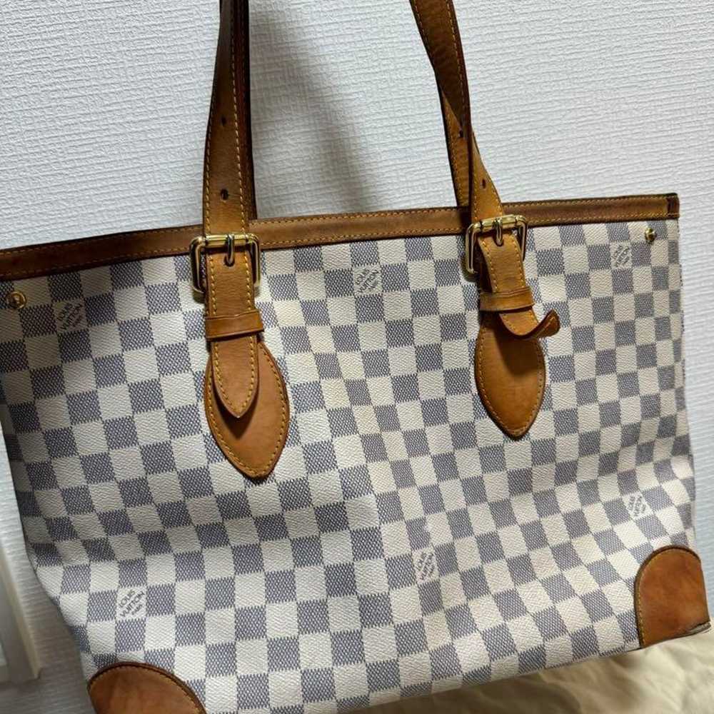 LOUIS VUITTON Handbag Damier Azur Hampstead MM - image 6