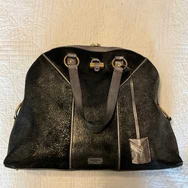 Authenticated YVES SAINT LAURENT  Muse Bag