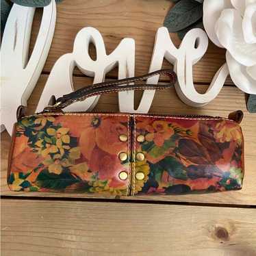 PATRICIA NASH Oblong Floral Print Wristlet