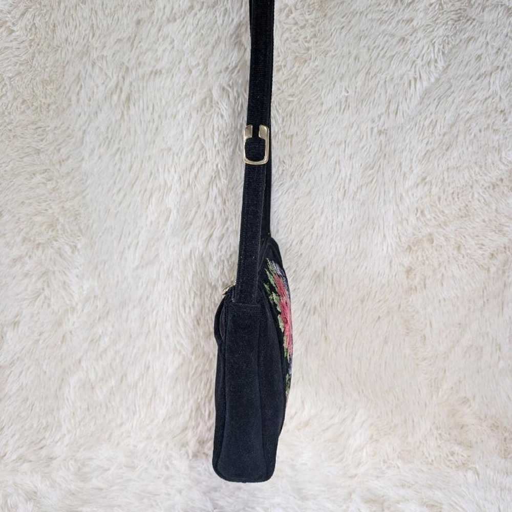 Beautiful item - FEILER Shoulder Bag - Black - Fl… - image 4