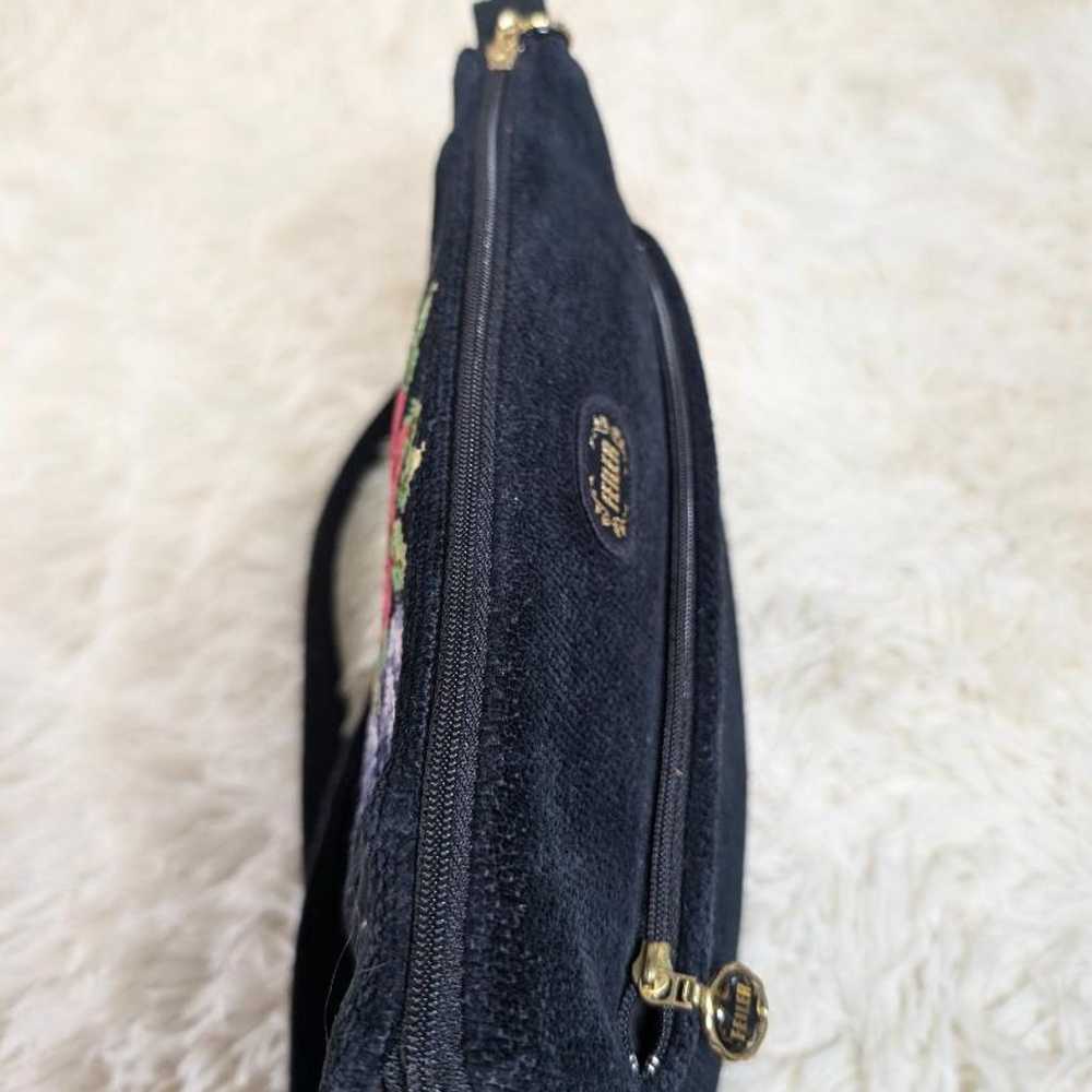 Beautiful item - FEILER Shoulder Bag - Black - Fl… - image 8