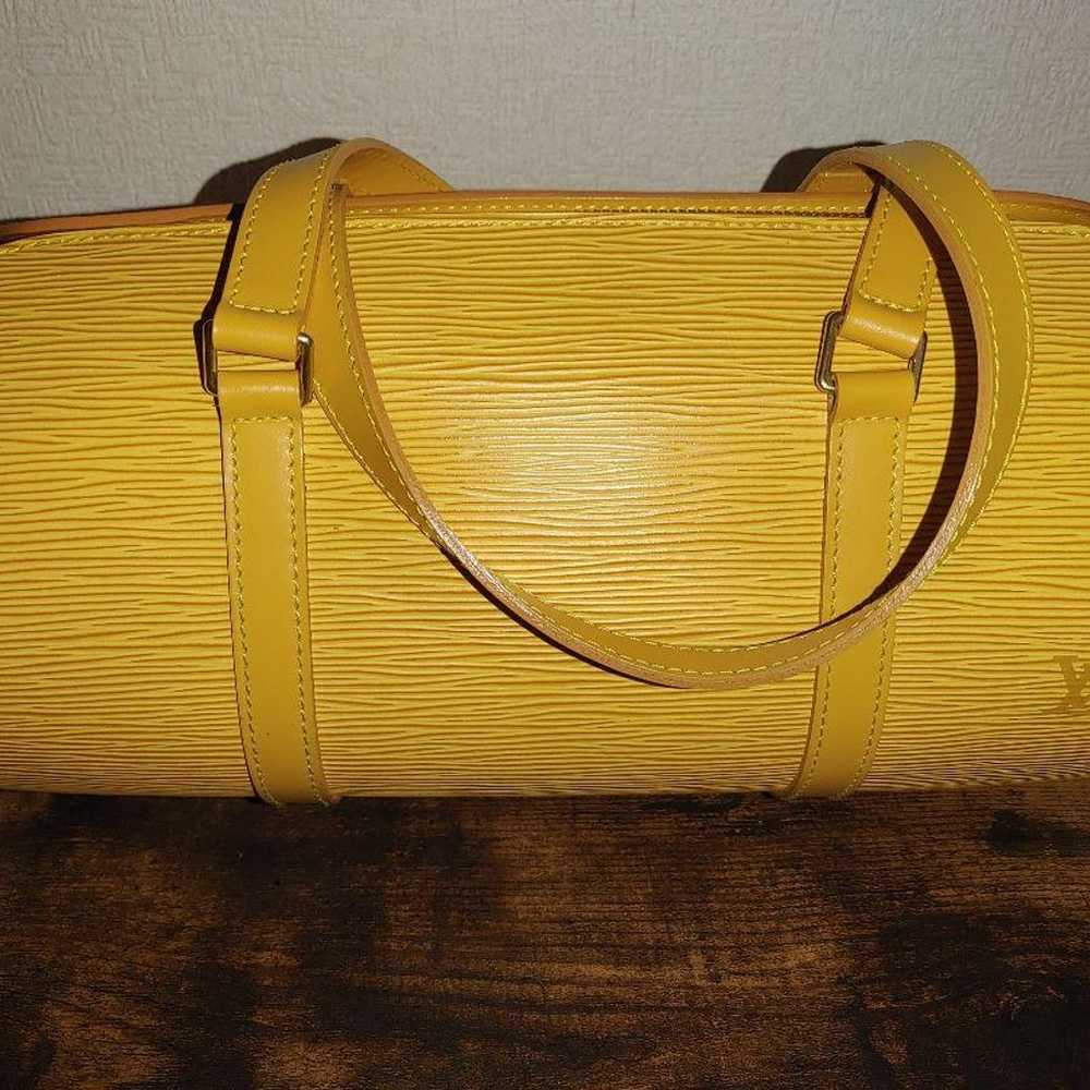 Louis Vuitton Suflo Yellow Epi Leather Bag - image 1