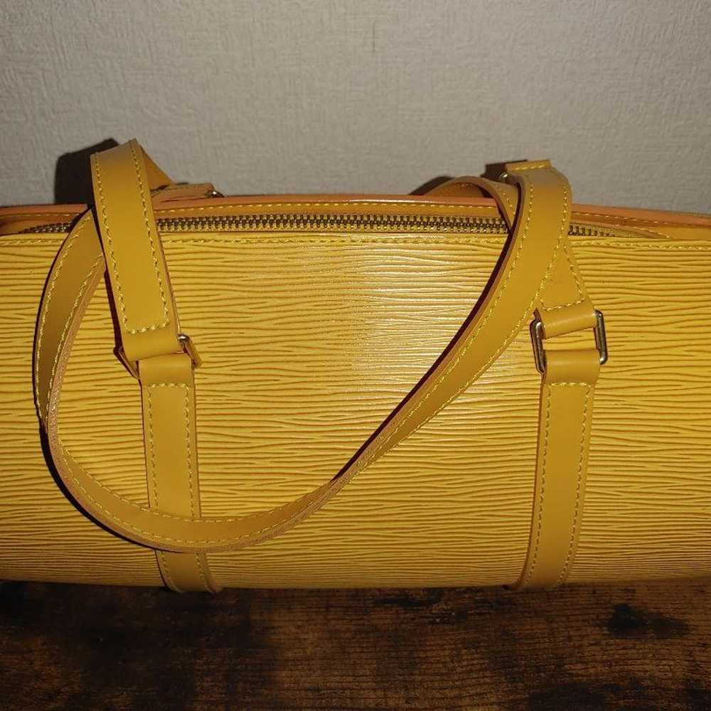 Louis Vuitton Suflo Yellow Epi Leather Bag - image 2