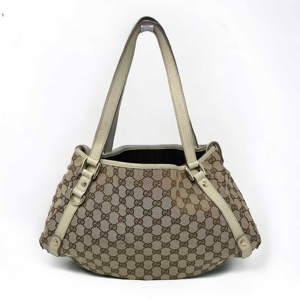 Gucci Monogram  GG Logo Abbey D Ring Tote Handbag… - image 1