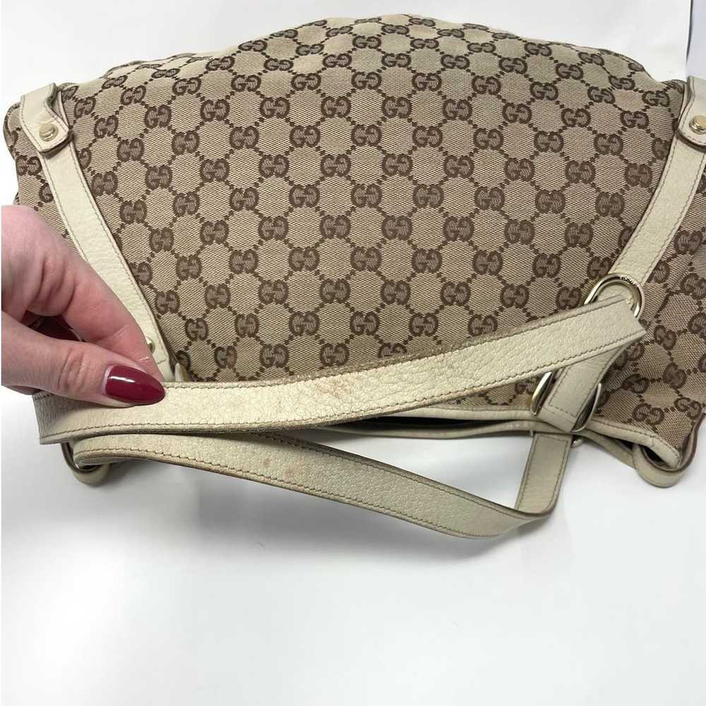 Gucci Monogram  GG Logo Abbey D Ring Tote Handbag… - image 9