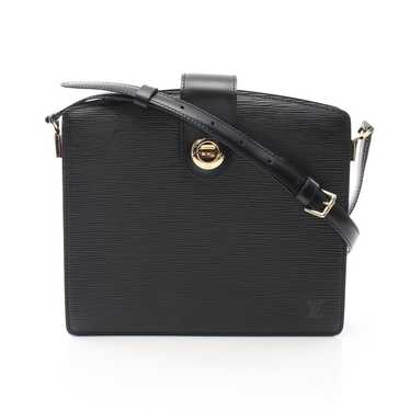 Louis Vuitton Capuchin Epi Noir Shoulder Bag M523… - image 1