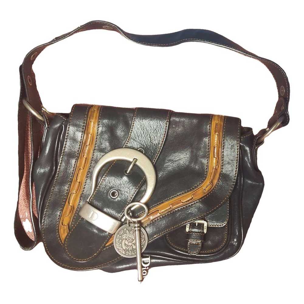 Dior Gaucho leather handbag - image 1