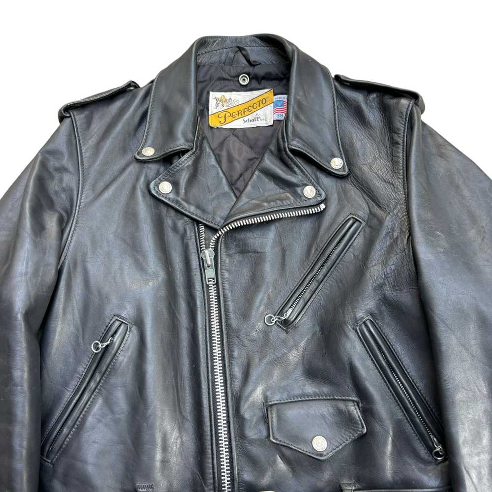 Schott Vintage Schott Perfecto 618 Leather Jacket - image 3