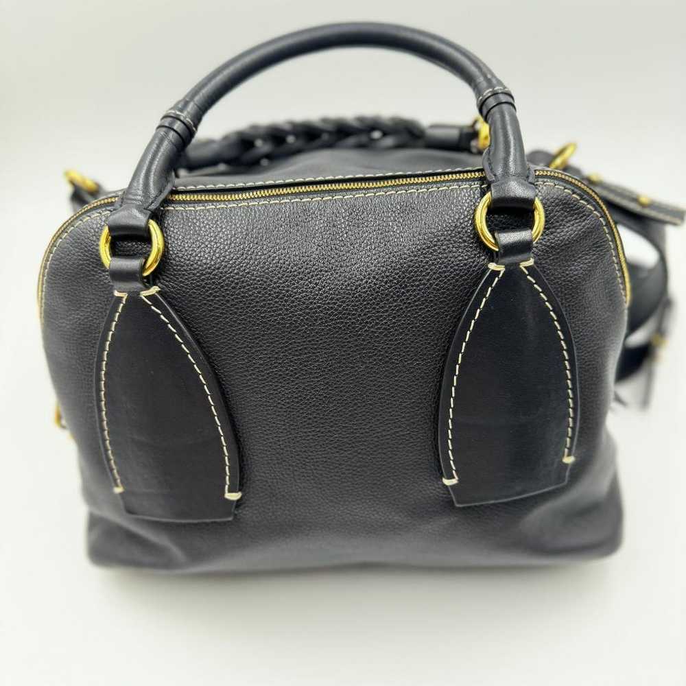 Chloe Leather Dahlia 2WAY Hand Shoulder Bag - image 4