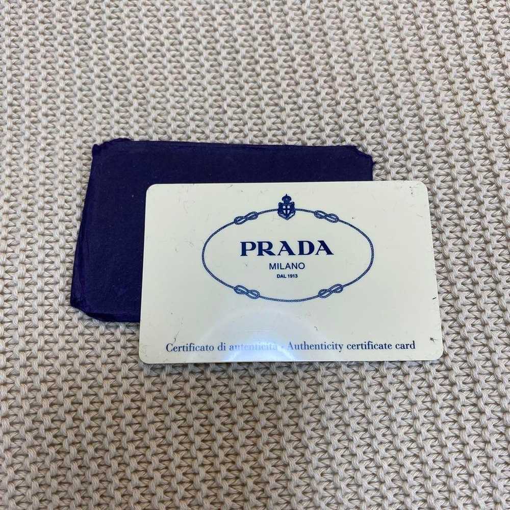 【Excellent Condition】PRADA Shoulder Bag Light Blu… - image 11