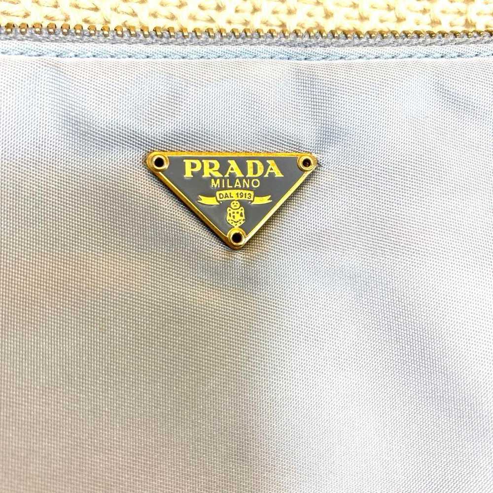 【Excellent Condition】PRADA Shoulder Bag Light Blu… - image 3