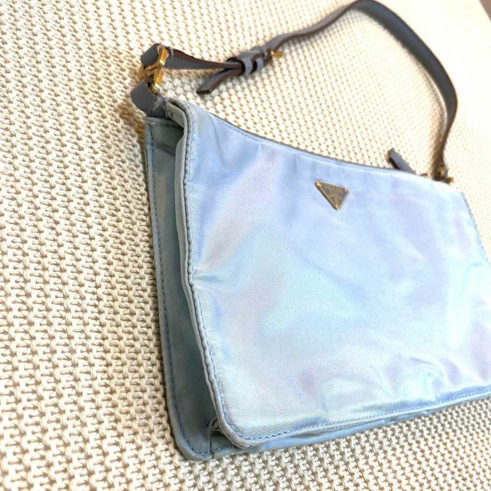 【Excellent Condition】PRADA Shoulder Bag Light Blu… - image 5