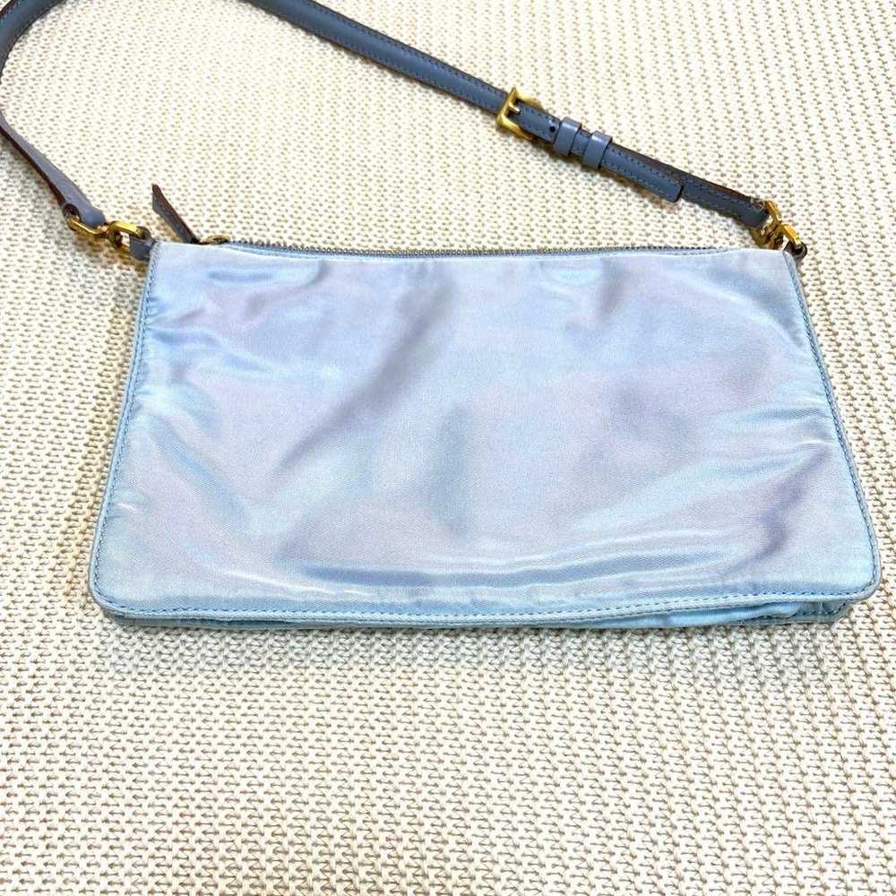 【Excellent Condition】PRADA Shoulder Bag Light Blu… - image 6