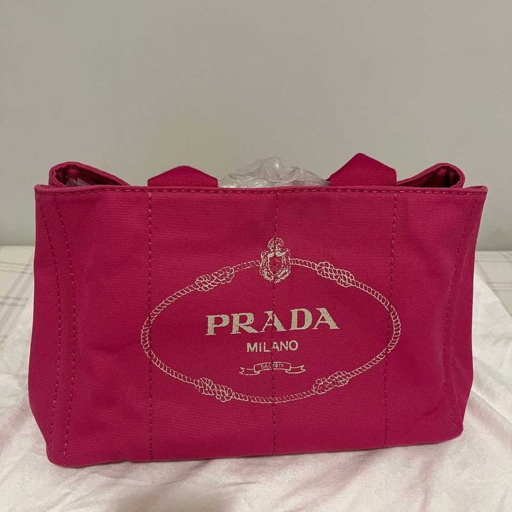 Prada canapa tote bag - image 1