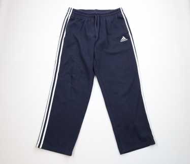 Adidas × Vintage Vintage Adidas Striped Wide Leg … - image 1