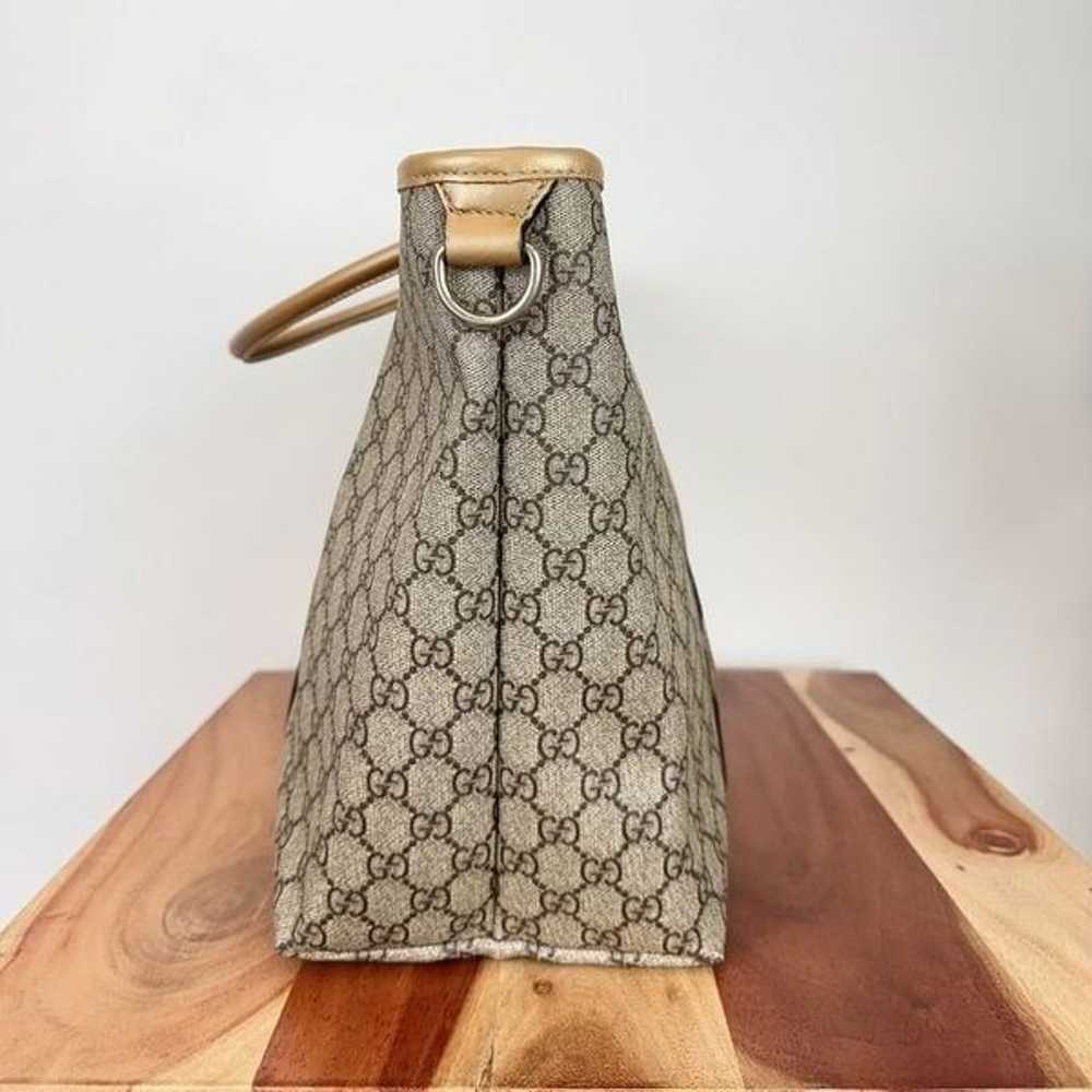 Pre-Owned Pre-owned Gucci GG Supreme Tote Bag 197… - image 4