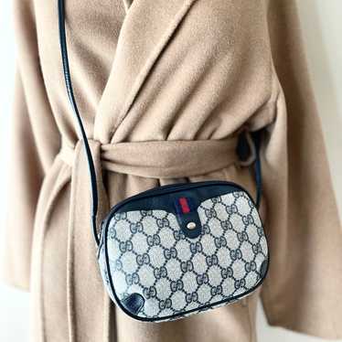 Authentic Gucci vintage web sherry line crossbody 