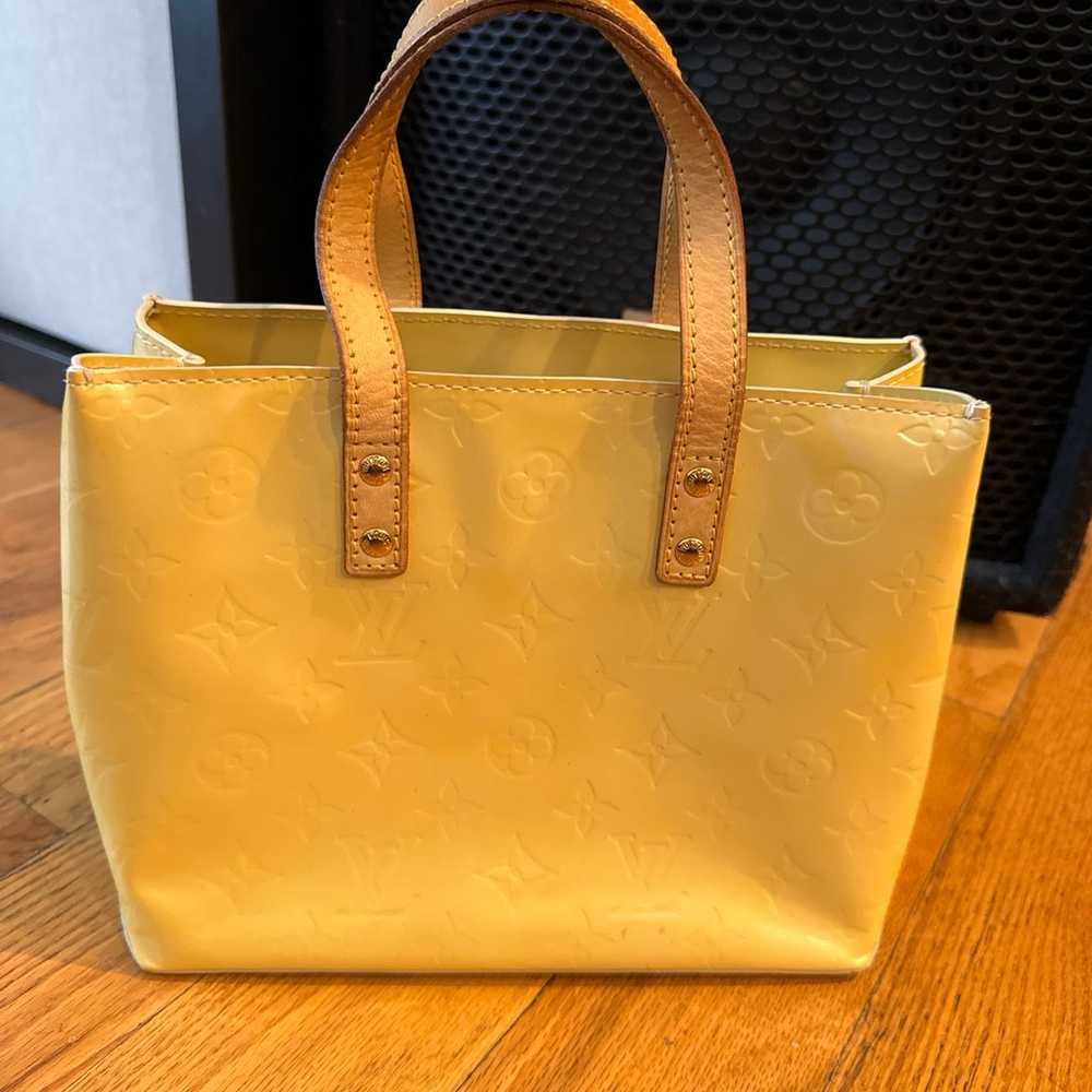 AUTHENTIC LV VERNIS MINI SATCHEL YELLOW COLOR - image 2