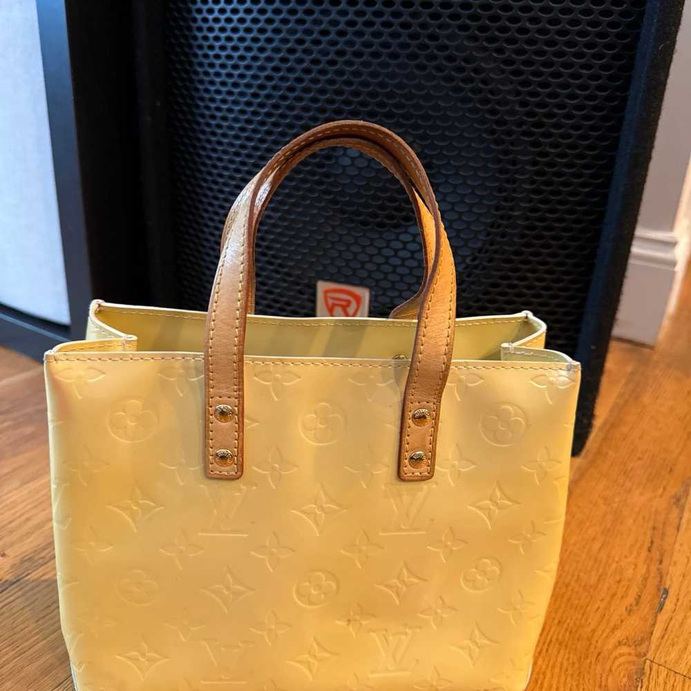 AUTHENTIC LV VERNIS MINI SATCHEL YELLOW COLOR - image 3