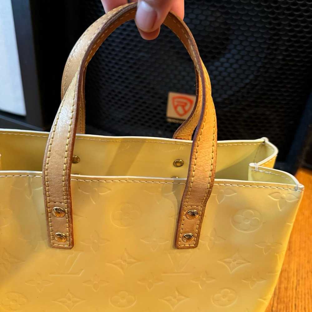 AUTHENTIC LV VERNIS MINI SATCHEL YELLOW COLOR - image 6