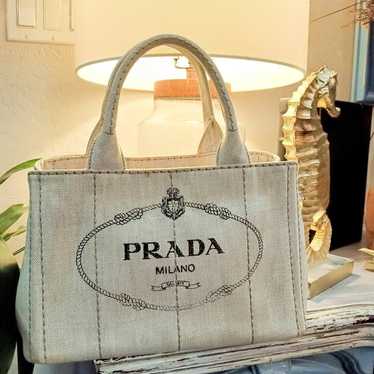 Prada Canapa top handle bag