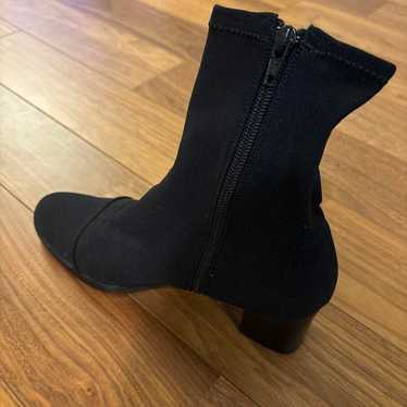 Black Zip-Up Booties