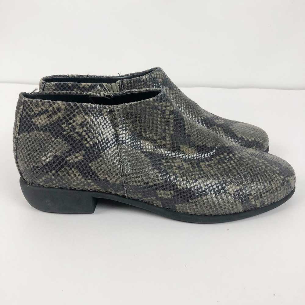 Aerosoles Womens Sophia Bootie 10 Gray Snakeskin … - image 5