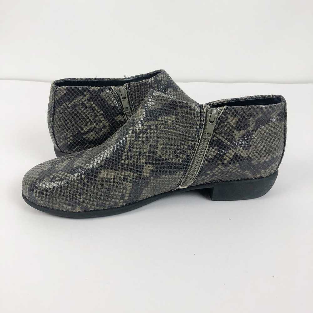 Aerosoles Womens Sophia Bootie 10 Gray Snakeskin … - image 6