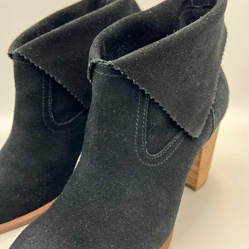 UGG THAMES Suede Ankle Boots 25.0 Black - image 3