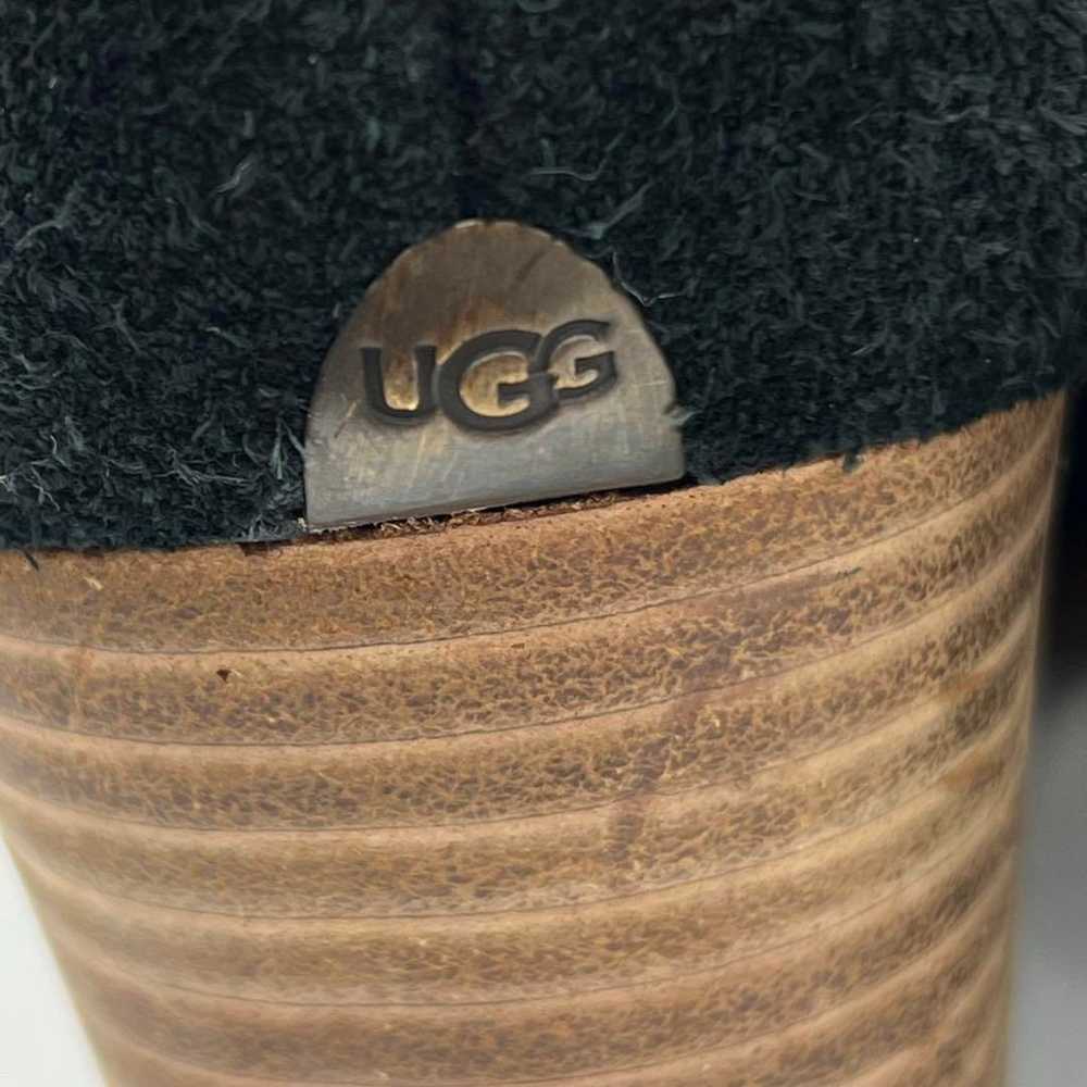 UGG THAMES Suede Ankle Boots 25.0 Black - image 7