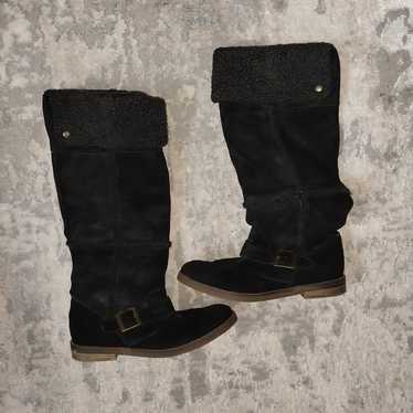 Tall Suede Boots Tall Leather Boots