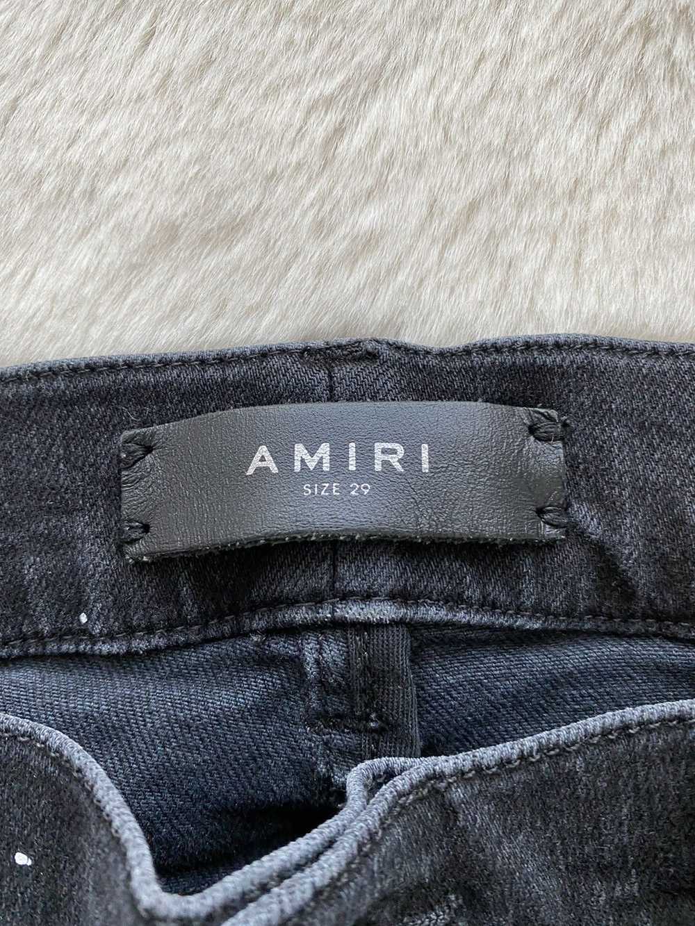 Amiri Amiri Aged Black Painter Jeans - image 2