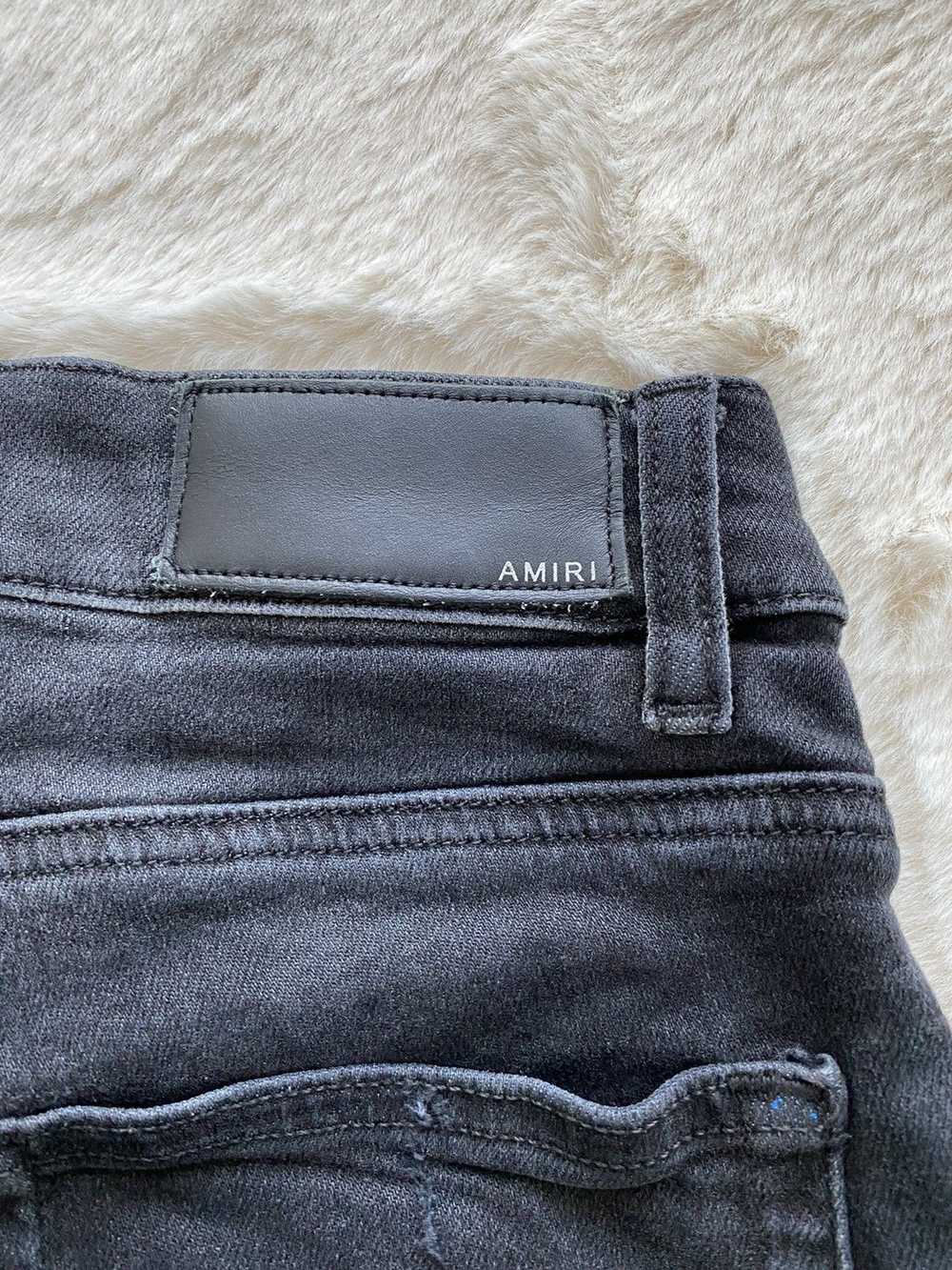 Amiri Amiri Aged Black Painter Jeans - image 3