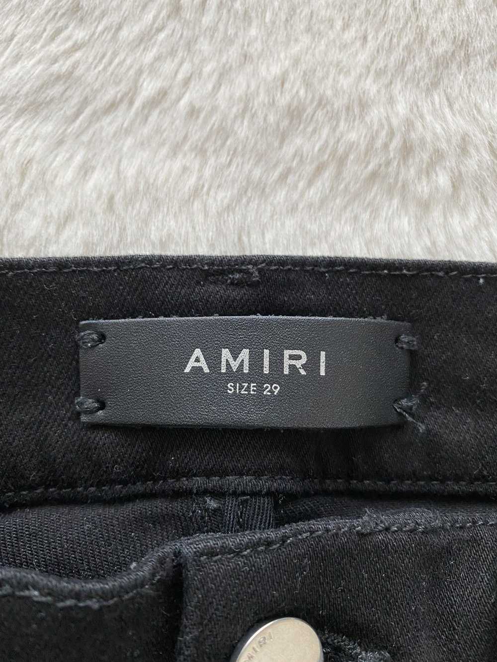 Amiri Amiri Aged Black Painter Jeans - image 5