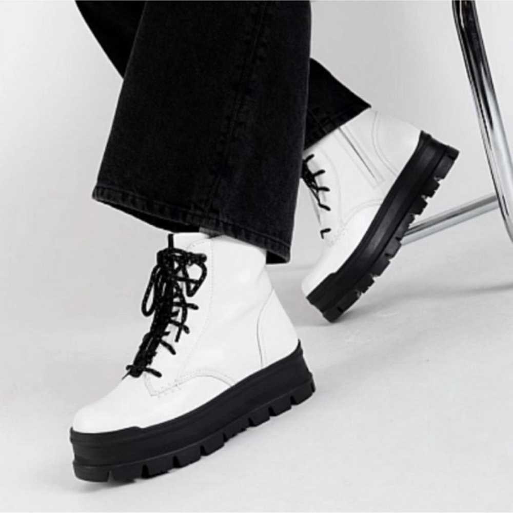 UGG Sidnee Waterproof Platform Lug Combat White W… - image 1