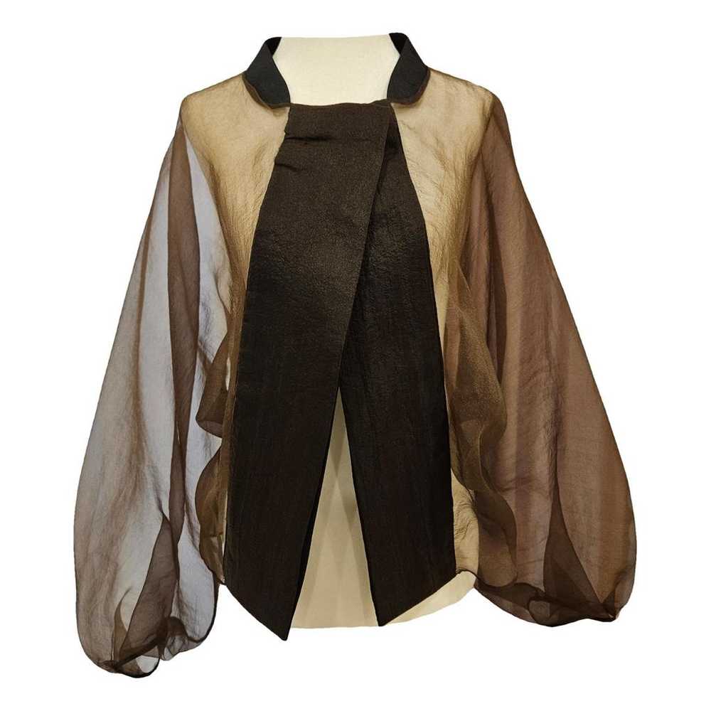 Non Signé / Unsigned Silk blouse - image 1