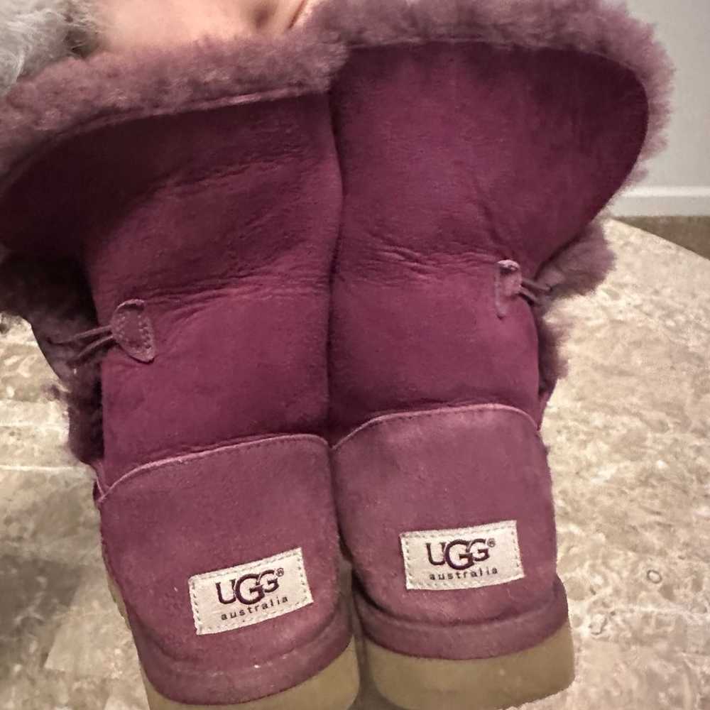 UGG Australia Bailey Button Purple Boots for Wome… - image 4