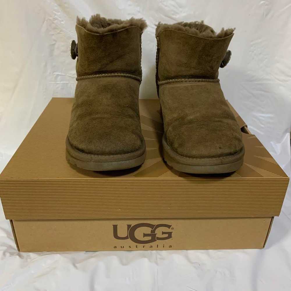 UGG CRYSTALS SWAROVSKI Mouton Short Boots Brown - image 3