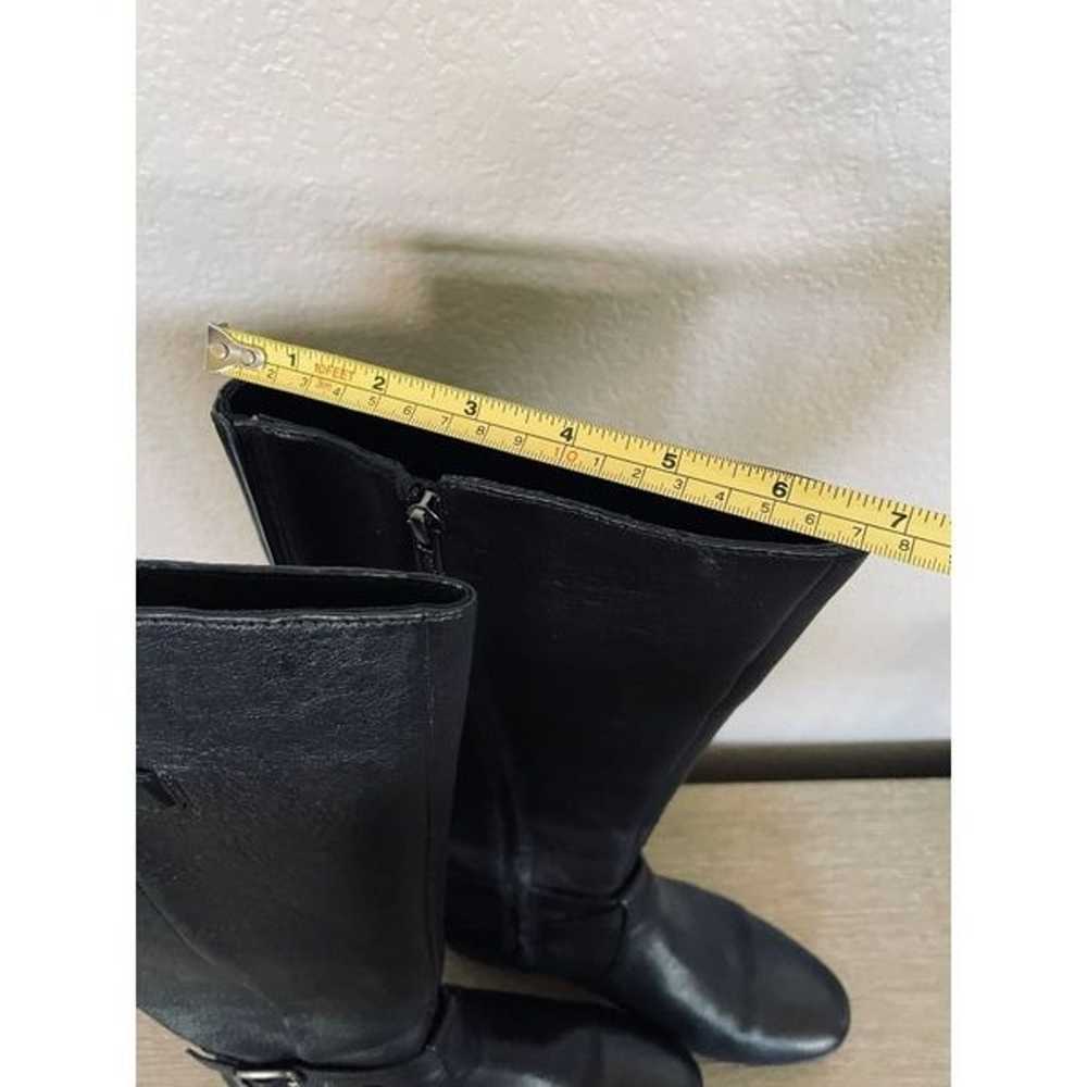 UGG Black Leather Beryl Riding Boots 7 - image 6