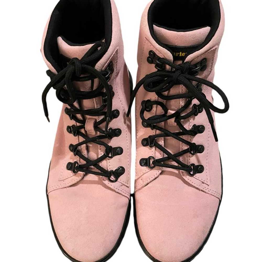 Dr Martens Pink Suede Boots - image 2