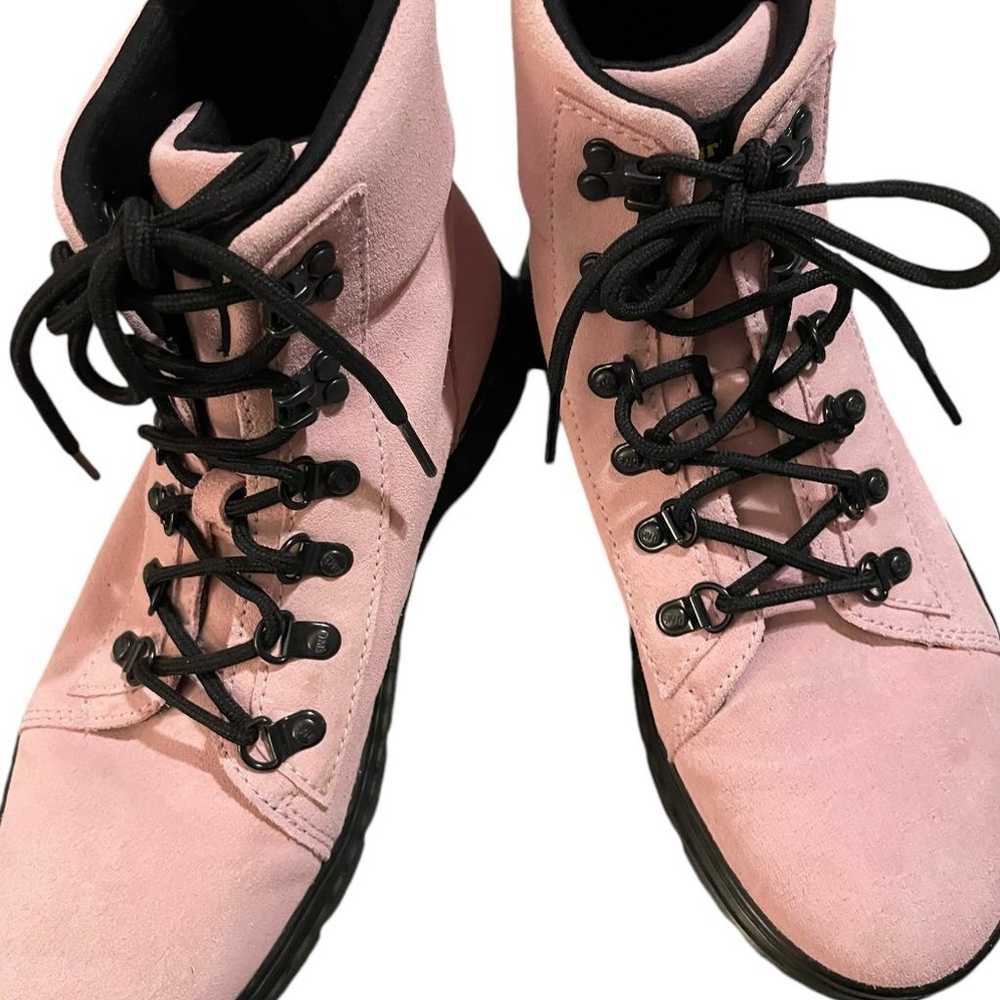 Dr Martens Pink Suede Boots - image 4