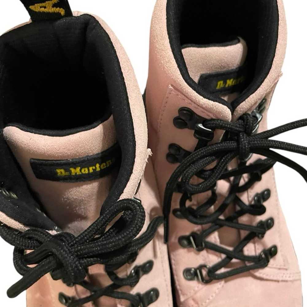 Dr Martens Pink Suede Boots - image 7