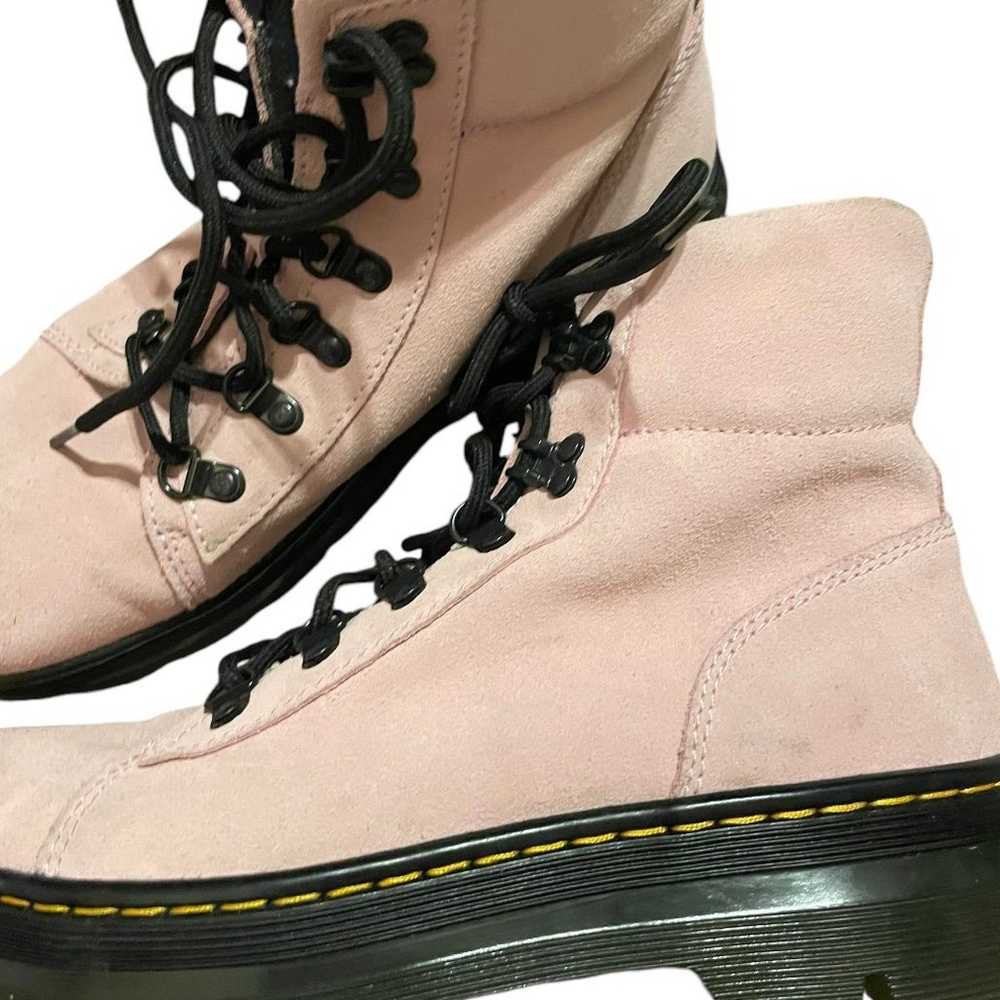 Dr Martens Pink Suede Boots - image 8